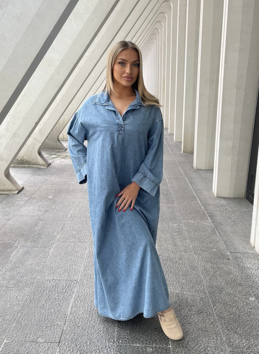 Robe en jeans