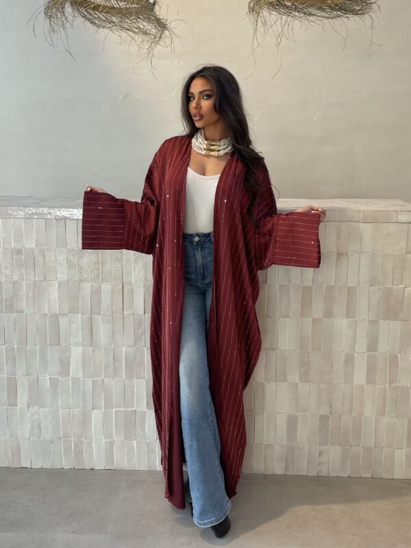 Kimono strass
Bordeau