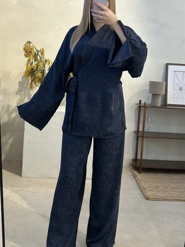 Ensemble marbré
Bleu nuit